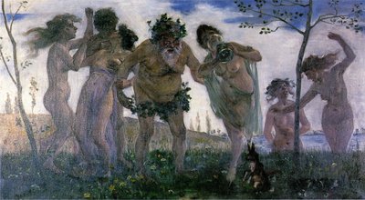 bachchantenzugan af Lovis Corinth